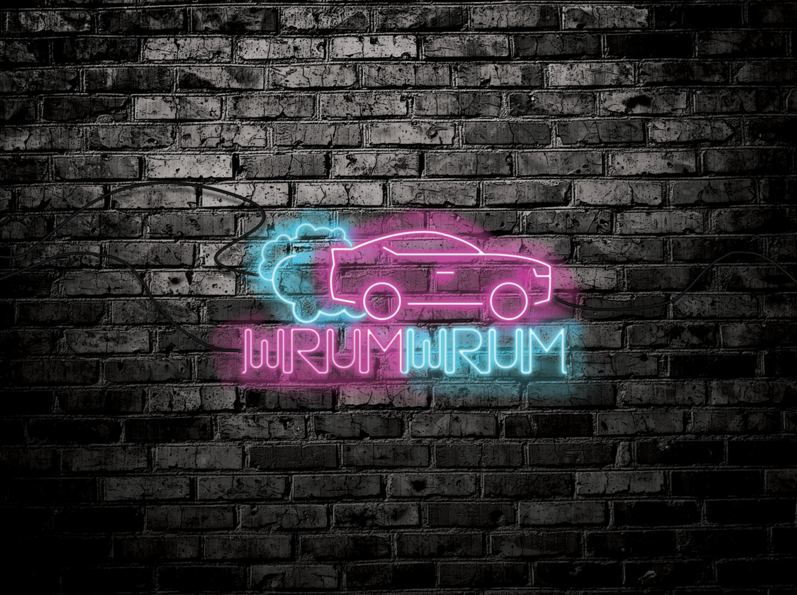 car neon logo