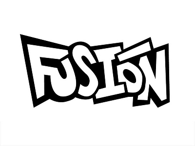 Fusión Logo branding fusión hermon lettering logo mount typography