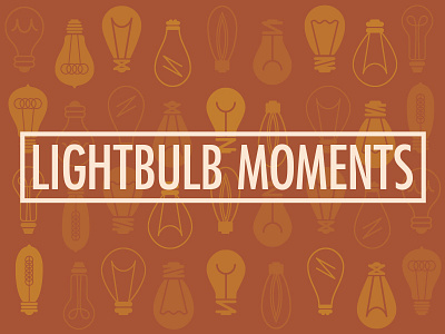 Lightbulb Moments edison bulbs illustrator lightbulb twin lakes vector