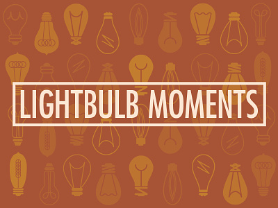 Lightbulb Moments edison bulbs illustrator lightbulb twin lakes vector