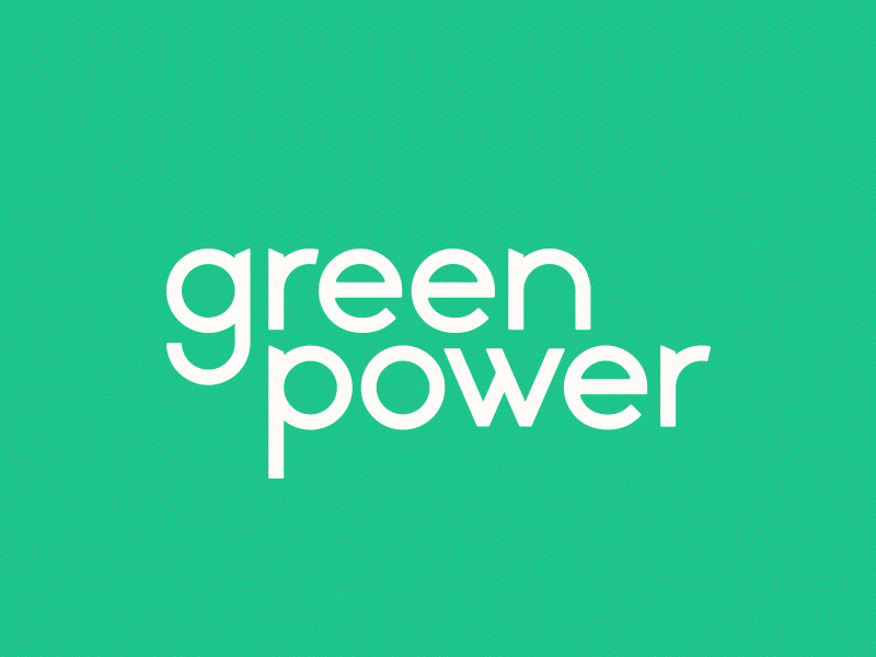 Greenpower Branding branding community energy environment green greenpower identity political action