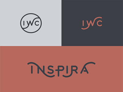 Inspira Wellness Collective branding identity illustration lettering logo typography wellness