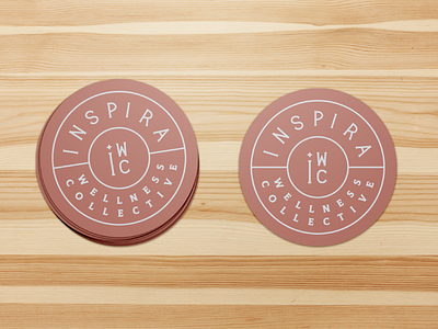 Inspira Crest branding crest identity illustration inspira lettering logo wellness