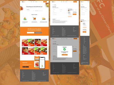 Ordo Food Project branding design illustration product design prototyping typography uidesign uxui web wireframe design