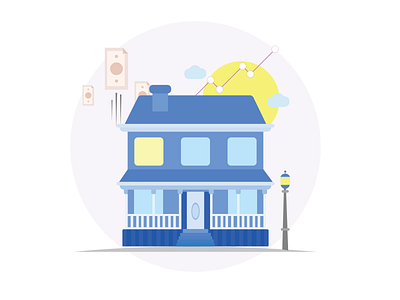 Tax increase for vacant houses design empty house home house houses illustration illustrator increase vacant vacant house vector
