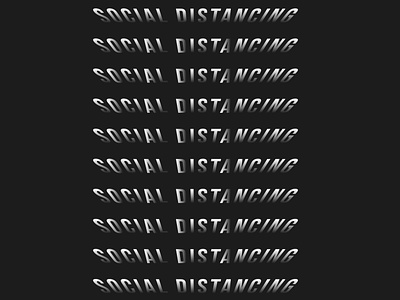 social distancing design flat illustration vector