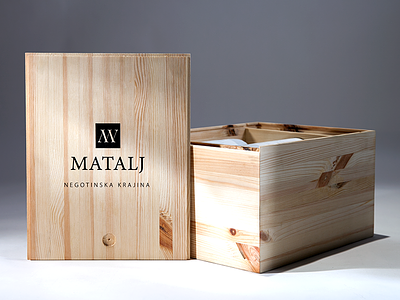 Matalj Winery Branding boxes branding design logo wine