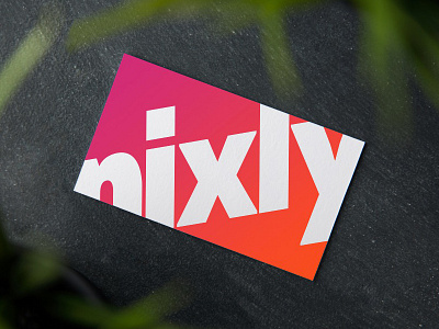 Nixly Brand Development branding business card logo