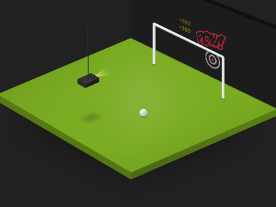 Interactive Football football illustration projection