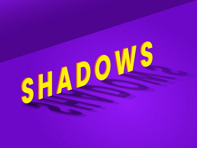 3D Shadow Text Effect