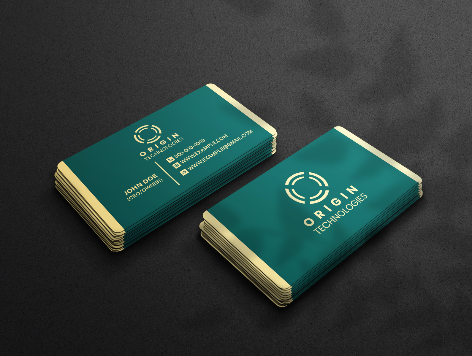 3D Business Card Mockup by Gull_Designs on Dribbble