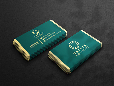 3D Business Card Mockup