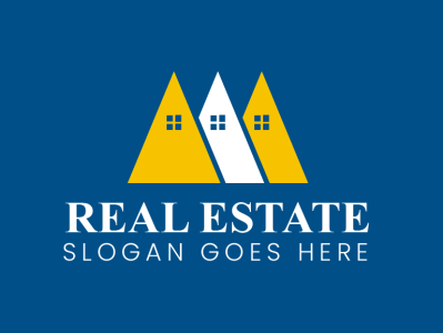 Real Estate Logo Design geometric logo design house logo design logo logo design minimalistic logo design modern logo design real estate business logo design