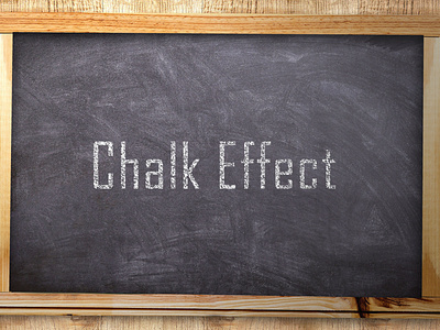 Editable Chalk Effect Mockup chalk text effect mockup editable .psd mockup editable text effect psd editable text template psd text effect