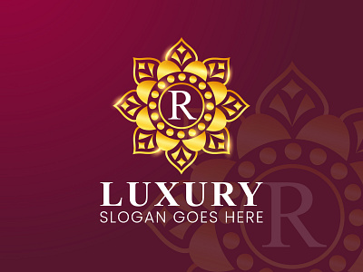Luxury Gold Logo Design fashion logo glowing logo gold logo golden logo logo design luxury logo design