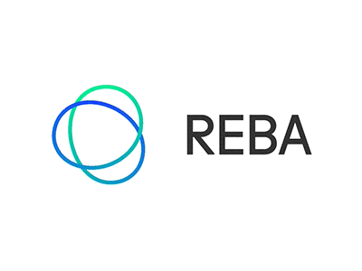REBA Identity branding design energy environment identity logo natural renewable upperquad