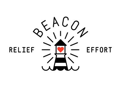 Beacon beacon charity crisis earthquake fire heart hurricane lighthouse relief effort