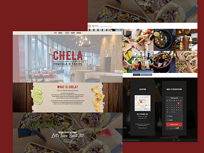 Chela: Tequila & Tacos Website Design