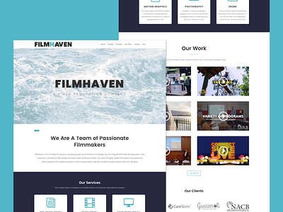 Filmhaven Website Design