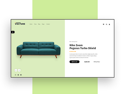 Vulture design adobe xd online shop online store sofa ui ui design ux web design web development