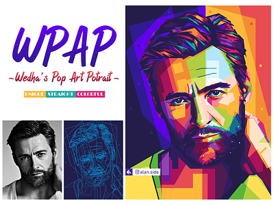 WPAP ( Wedha's Pop Art Potrait) art artwork branding colorful design digitalart illustration popart portrait portrait illustration poster unique vector wpap