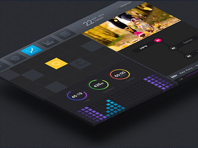 Sport App Interface dashboard data health interface sport ui ux