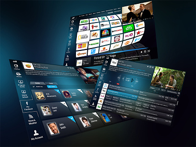 Interface Collage collage interface product tv ui