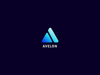 Avelon || A Letter Logo design branding gradient icon logo minimal vector