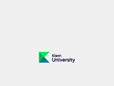 kiem university || Modern Logo Design branding design icon illustration lettering logo logo. logotype minimal modern logo