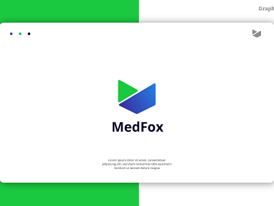 MedFox || M Letter Logo Design abstract logo graphee bee icon logo logo idea logo mark m letter logo medfox || m letter logo design minimal modern logo srvcraft