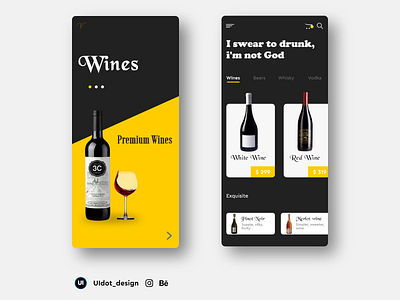 Liquor Delivery App Concept