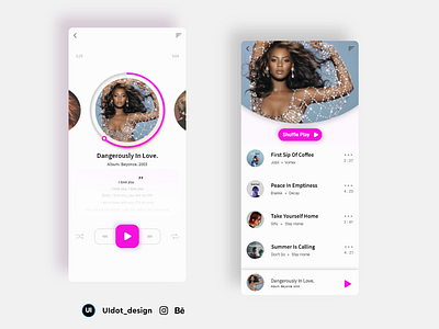 Music Player Interface Concept