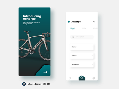 Bike Renting App Concept adobexd app design app designer bike rental car rental app design designthinking interfacedesign minimalistic product design ui ux