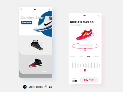 Nike App Design Concept