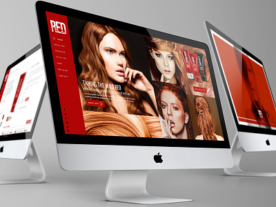 RED Haircare Rebrand bold branding masonry red responsive web design web development website woocommerce wordpress