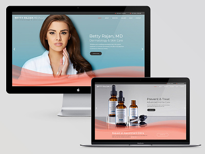 Betty Rajan, MD, Dermatology & Skincare website beauty dermatology health medical skin care skincare skinceuticals web design wordpress