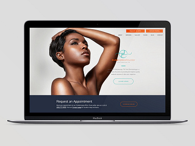 Pure Dermatology website comps