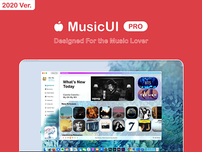 MusicUI Pro - Designed for the music lover design lover music pro product design ui ux