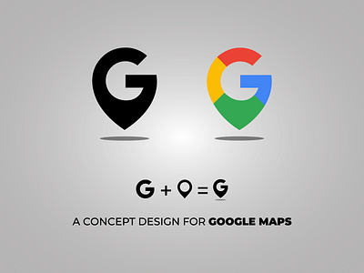 Google Maps Redesign art branding branding design concept concept logo google google design google maps graphicdesign icon illustration illustrator logo logos vector