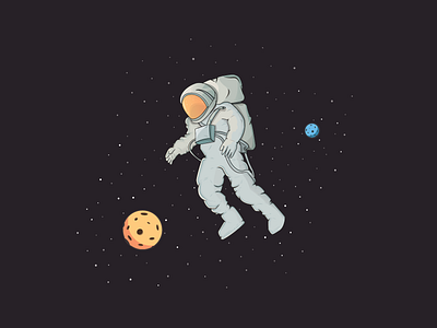 My Dream ! art artwork astronaut branding branding design concept creative creative design design graphicdesign illustration space spaceman vector