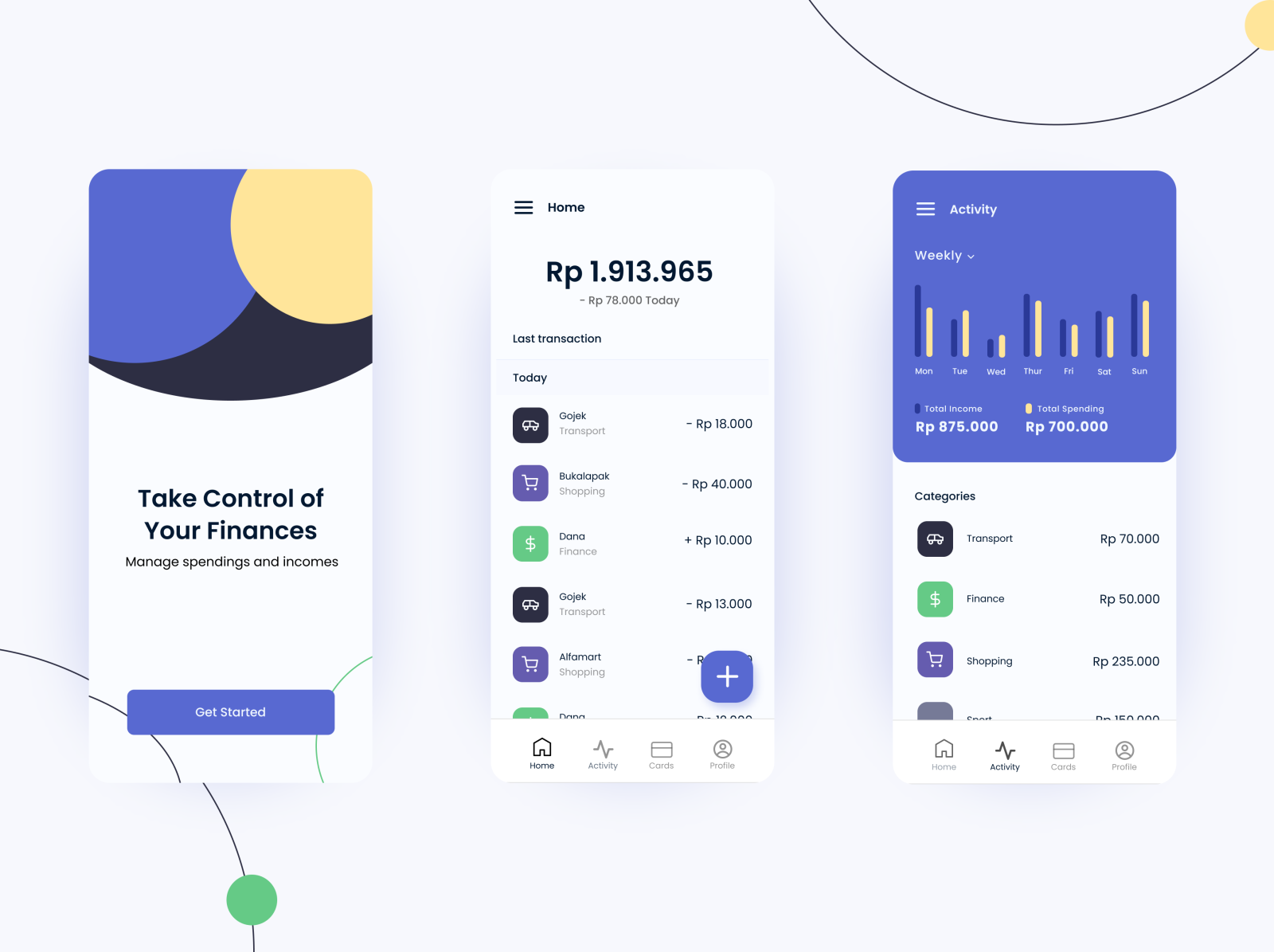 Money Tracking App By Sofyan Hidayat On Dribbble