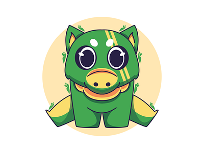 dinosaur cute design nft character