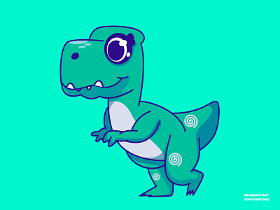 dinosaur cute animation apps branding design illustration logo typography ui ux vector