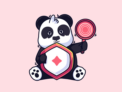 Cute Panda 3d animation apps branding design graphic design illustration logo motion graphics ui vector