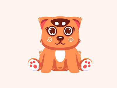 Cute Moshi Moshi Cat 3d animation apps branding cat design graphic design illustration logo motion graphics ui vector