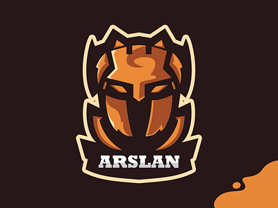 arslan logo esport animation apps branding illustration logo ui vector