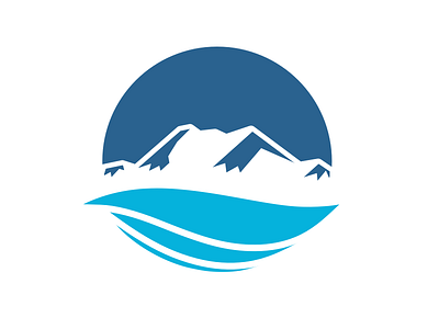 Olympic Dysphagia Services branding health care logo medical mountains olympic seattle water