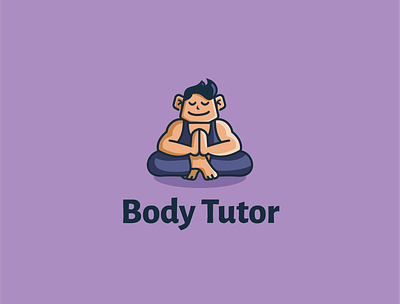 body tutor clean design illustration illustrator logo logo design mascot design minimalist simple logo vector