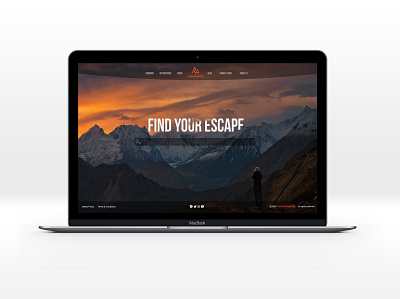 Find My Adventure- Landing Page design ui ux webdesign