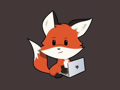 Developer Fox developer fox illustration vectors